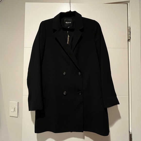 NWT Madewell Caldwell Double-Breasted Blazer - Picture 4 of 8